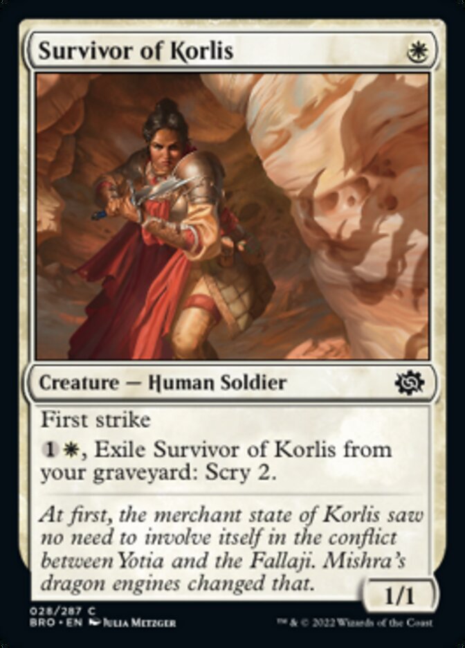 Survivor of Korlis [The Brothers' War] - The Mythic Store | 24h Order Processing