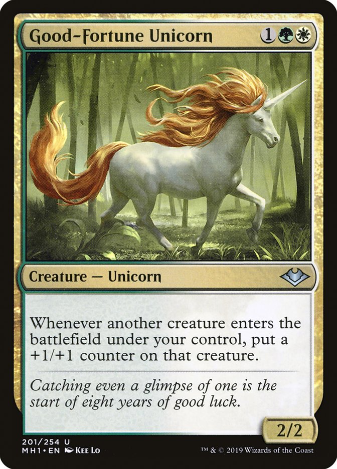 Good-Fortune Unicorn [Modern Horizons] - The Mythic Store | 24h Order Processing