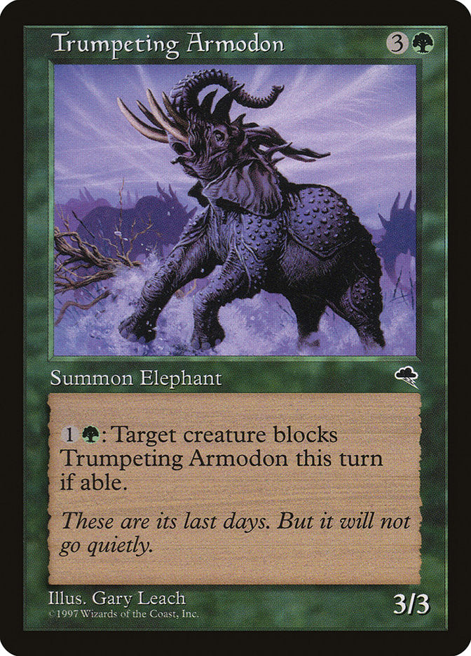 Trumpeting Armodon [Tempest] - The Mythic Store | 24h Order Processing