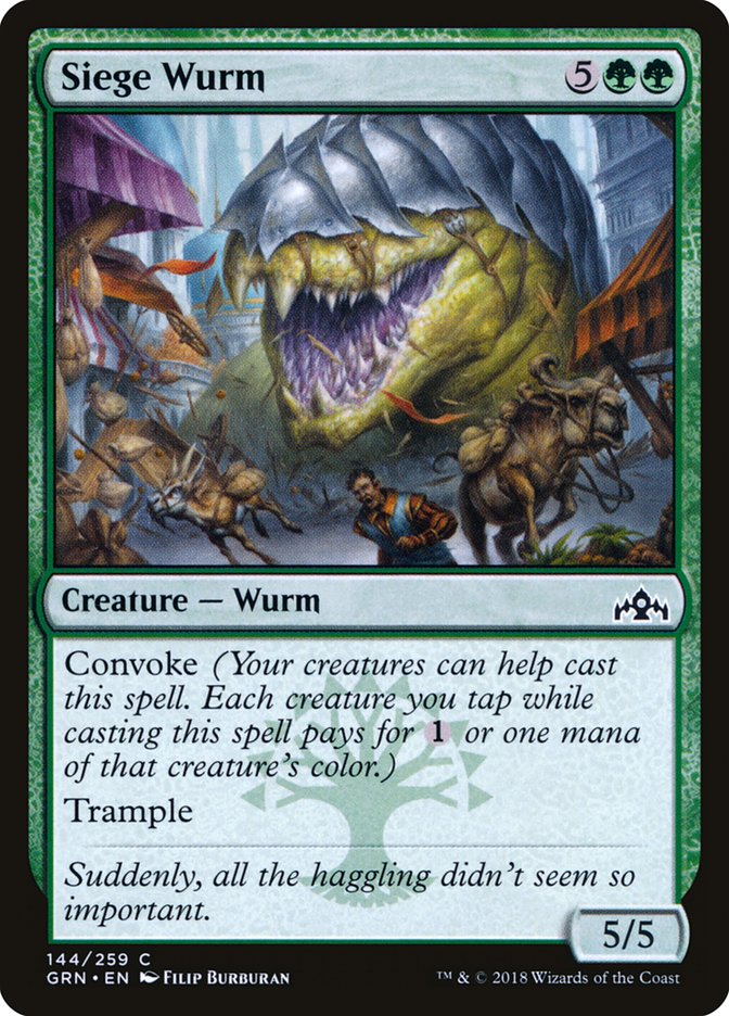 Siege Wurm [Guilds of Ravnica] - The Mythic Store | 24h Order Processing
