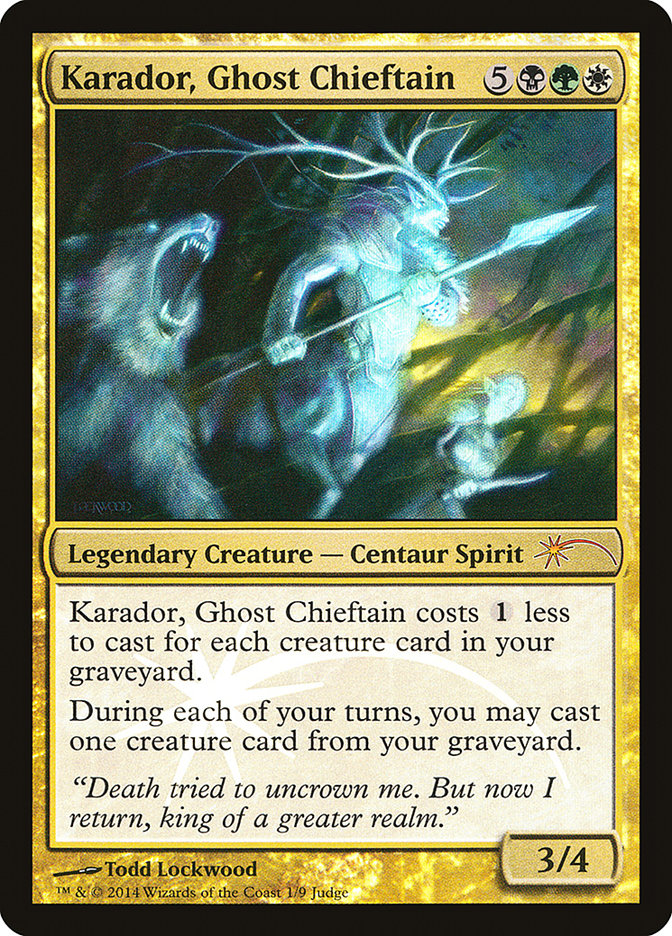 Karador, Ghost Chieftain [Judge Gift Cards 2014] - The Mythic Store | 24h Order Processing