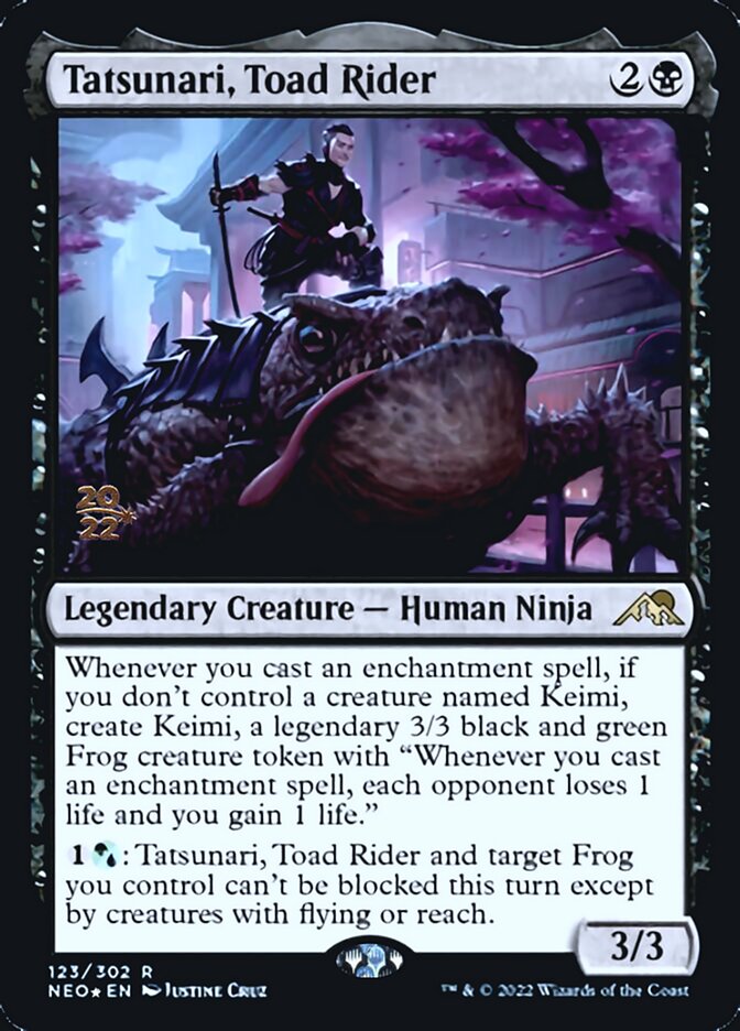 Tatsunari, Toad Rider [Kamigawa: Neon Dynasty Prerelease Promos] - The Mythic Store | 24h Order Processing