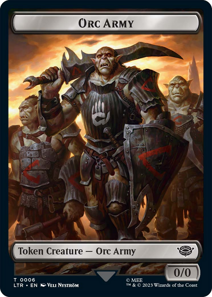 Food (09) // Orc Army (06) Double-Sided Token [The Lord of the Rings: Tales of Middle-Earth Tokens] - The Mythic Store | 24h Order Processing