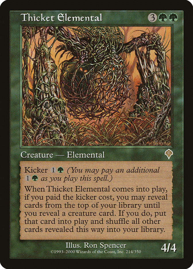 Thicket Elemental [Invasion] - The Mythic Store | 24h Order Processing