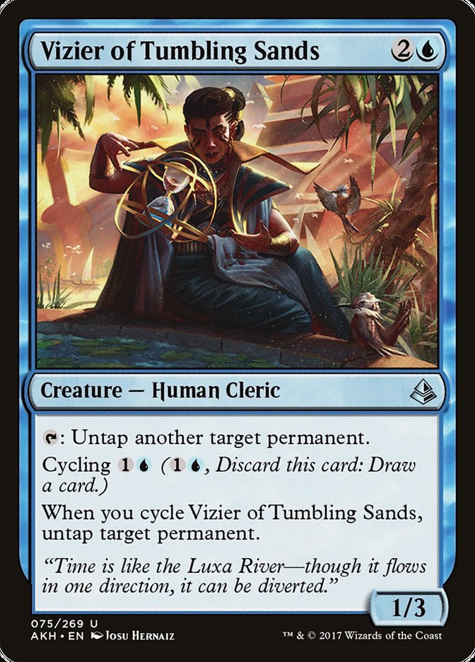 Vizier of Tumbling Sands [Amonkhet] - The Mythic Store | 24h Order Processing