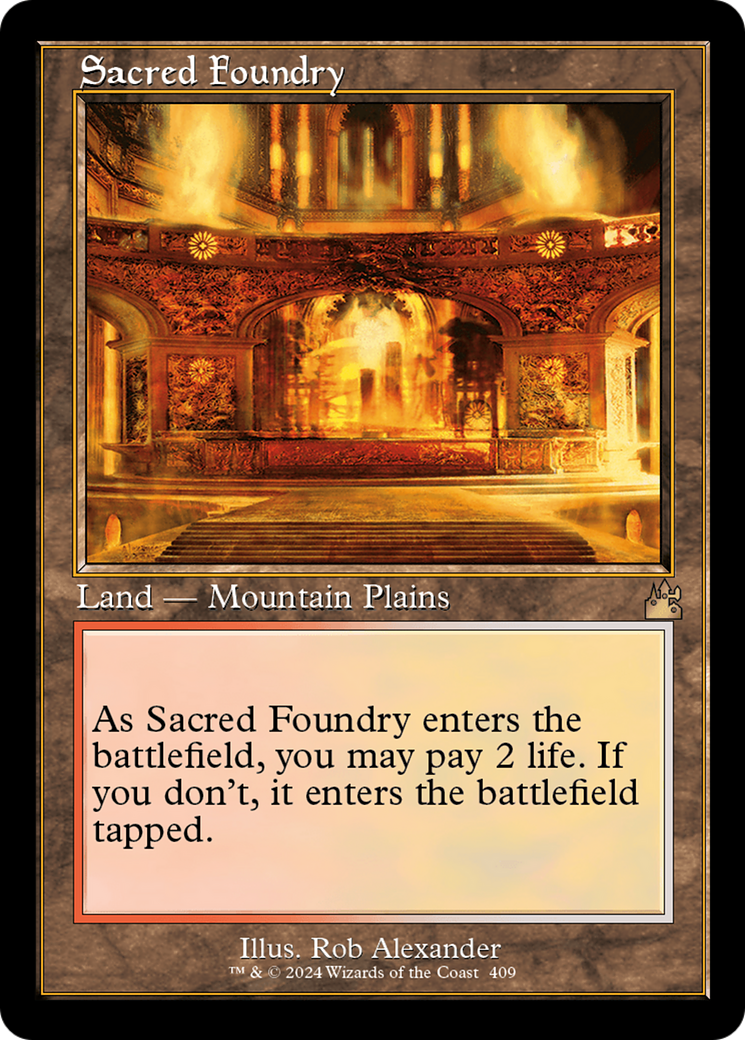 Sacred Foundry (Retro) [Ravnica Remastered] - The Mythic Store | 24h Order Processing