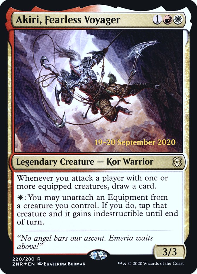 Akiri, Fearless Voyager [Zendikar Rising Prerelease Promos] - The Mythic Store | 24h Order Processing