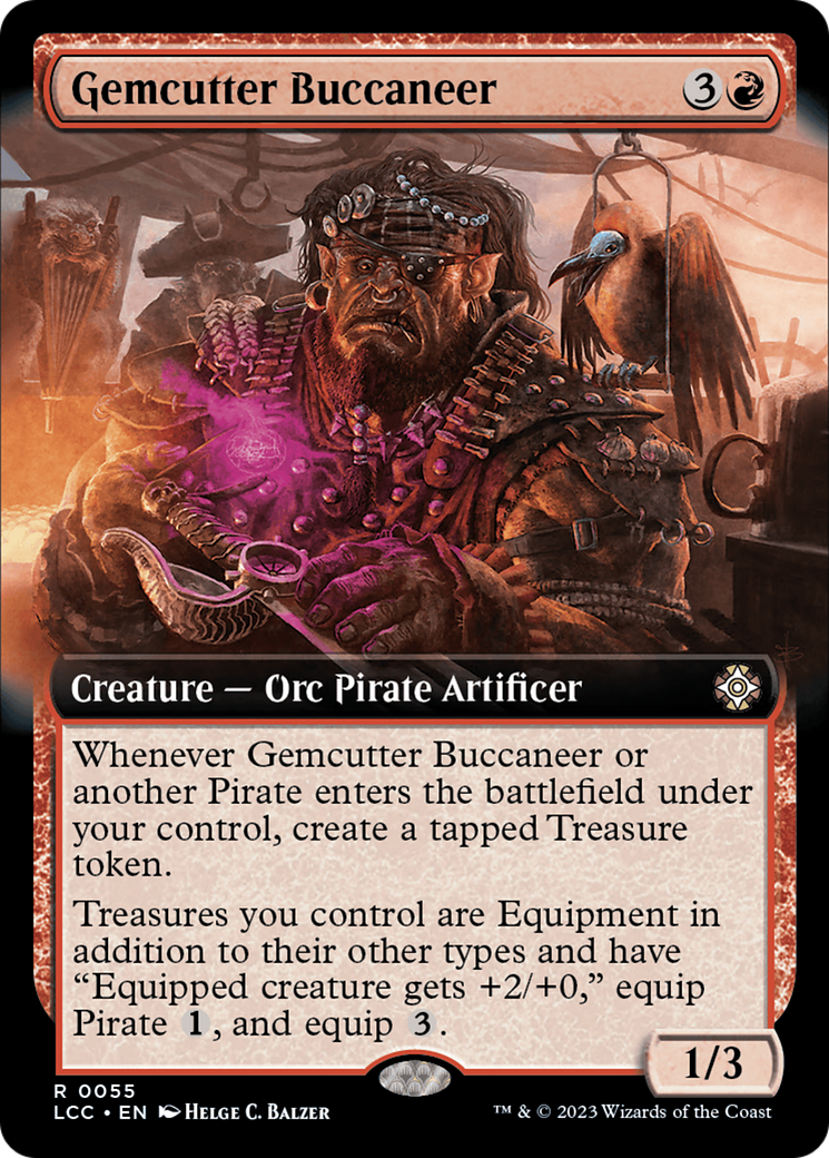 Gemcutter Buccaneer (Extended Art) [The Lost Caverns of Ixalan Commander] - The Mythic Store | 24h Order Processing