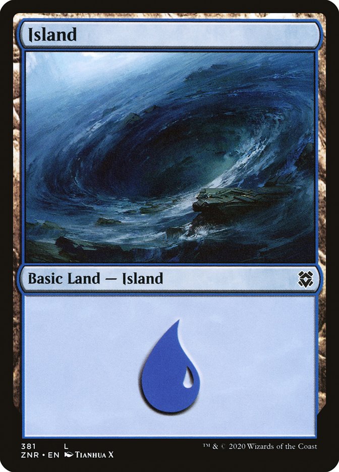 Island (381) [Zendikar Rising] - The Mythic Store | 24h Order Processing
