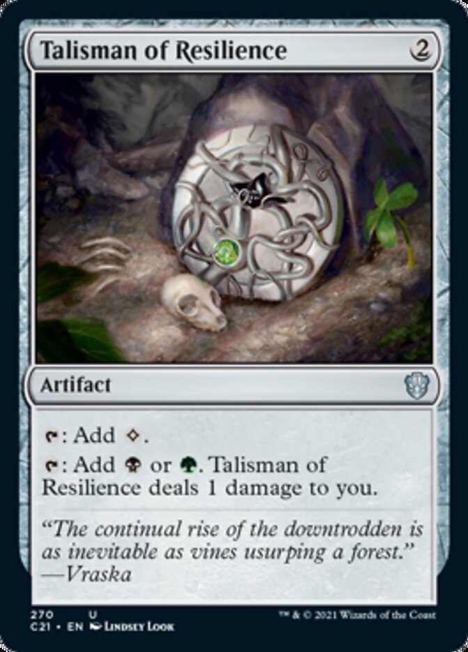 Talisman of Resilience [Commander 2021] - The Mythic Store | 24h Order Processing