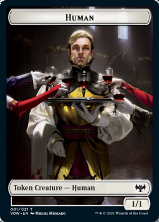 Human (001) // Boar Double-Sided Token [Innistrad: Crimson Vow Tokens] - The Mythic Store | 24h Order Processing