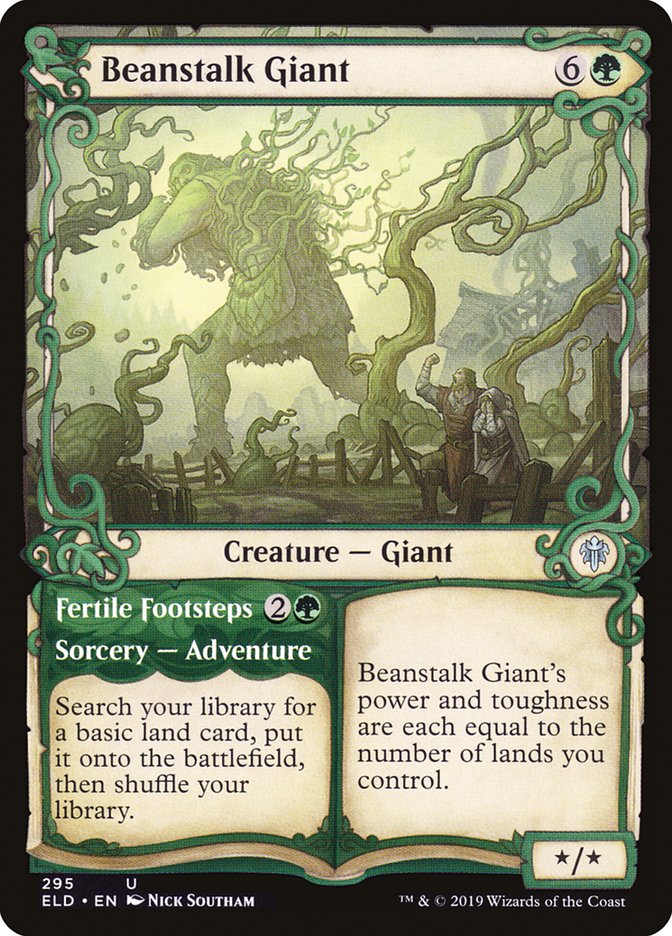 Beanstalk Giant // Fertile Footsteps (Showcase) [Throne of Eldraine] - The Mythic Store | 24h Order Processing