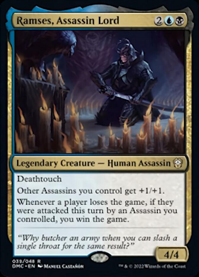 Ramses, Assassin Lord [Dominaria United Commander] - The Mythic Store | 24h Order Processing