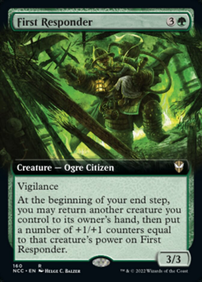 First Responder (Extended Art) [Streets of New Capenna Commander] - The Mythic Store | 24h Order Processing