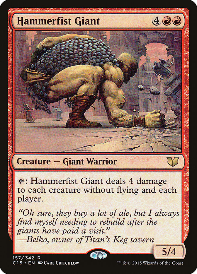 Hammerfist Giant [Commander 2015] - The Mythic Store | 24h Order Processing
