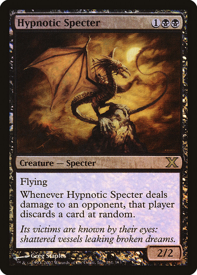 Hypnotic Specter (Premium Foil) [Tenth Edition] - The Mythic Store | 24h Order Processing