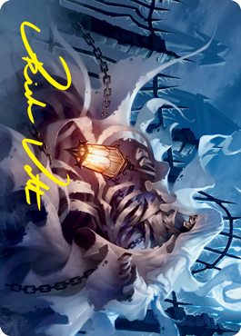 Cemetery Illuminator Art Card (Gold-Stamped Signature) [Innistrad: Crimson Vow Art Series] - The Mythic Store | 24h Order Processing