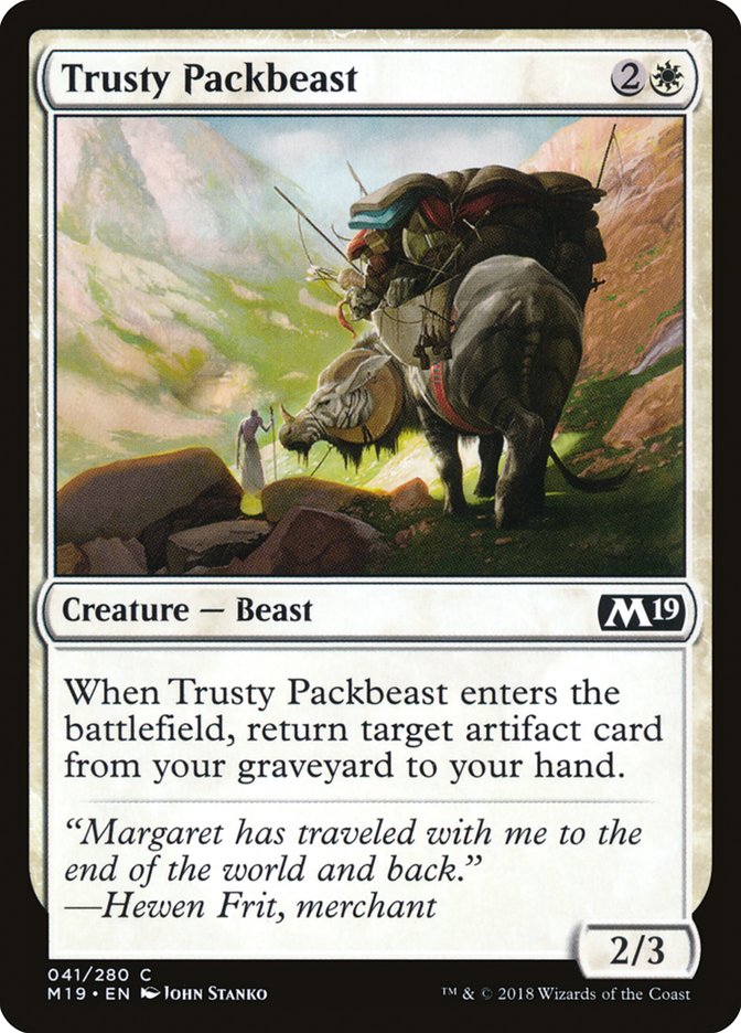Trusty Packbeast [Core Set 2019] - The Mythic Store | 24h Order Processing