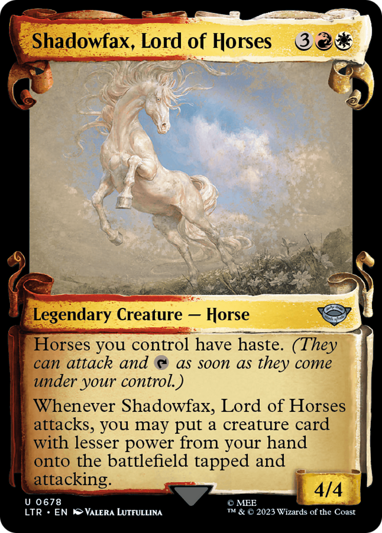 Shadowfax, Lord of Horses [The Lord of the Rings: Tales of Middle-Earth Showcase Scrolls] - The Mythic Store | 24h Order Processing