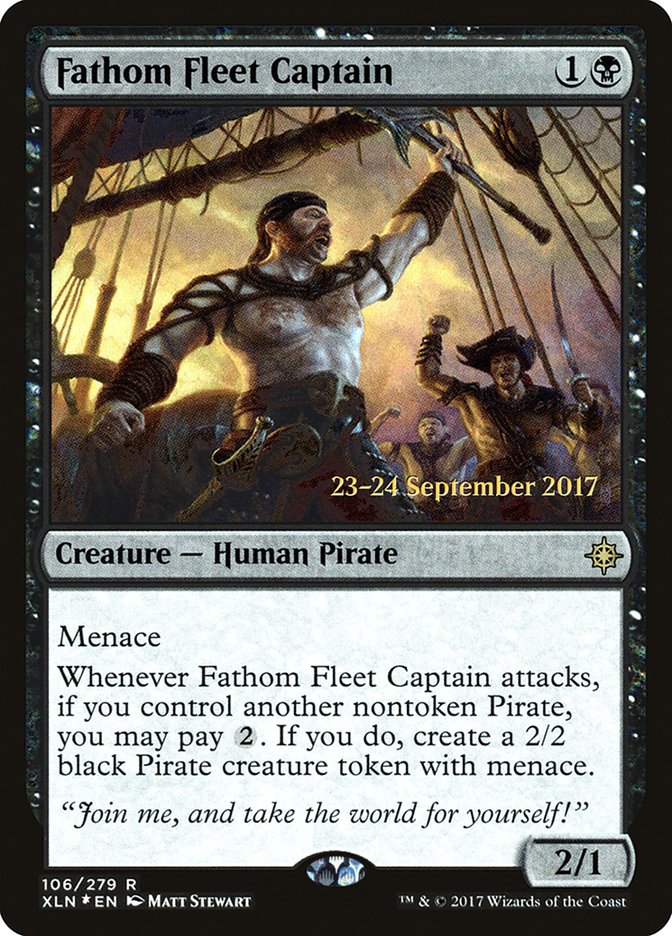 Fathom Fleet Captain [Ixalan Prerelease Promos] - The Mythic Store | 24h Order Processing