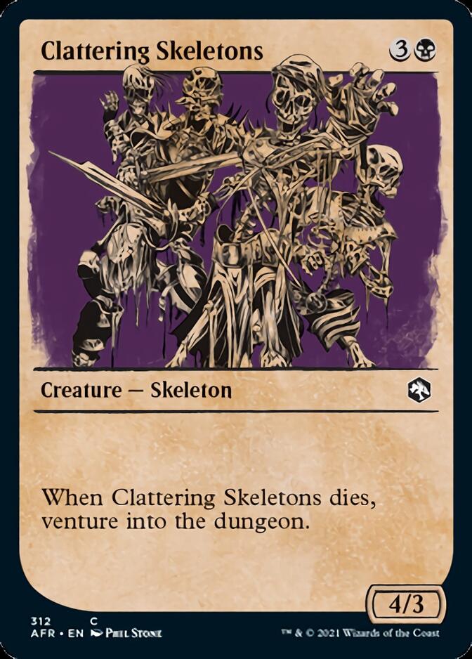 Clattering Skeletons (Showcase) [Dungeons & Dragons: Adventures in the Forgotten Realms] - The Mythic Store | 24h Order Processing