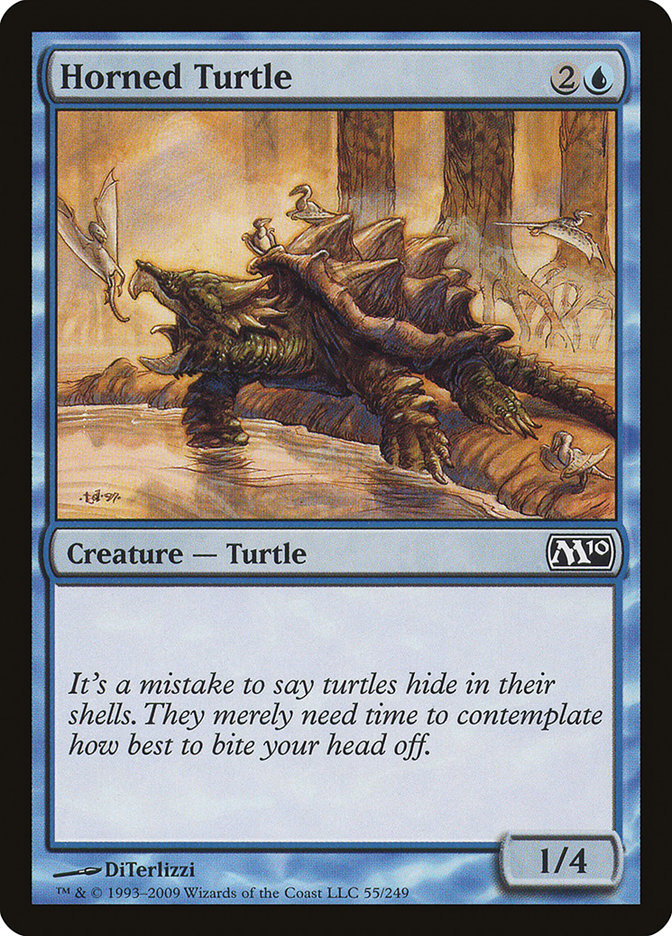Horned Turtle [Magic 2010] - The Mythic Store | 24h Order Processing