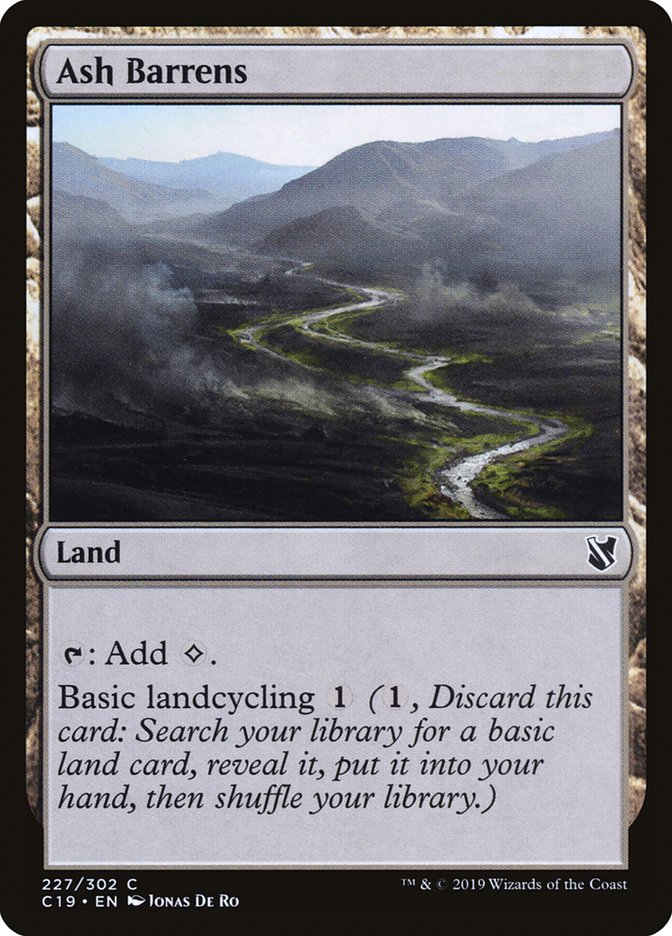 Ash Barrens [Commander 2019] - The Mythic Store | 24h Order Processing