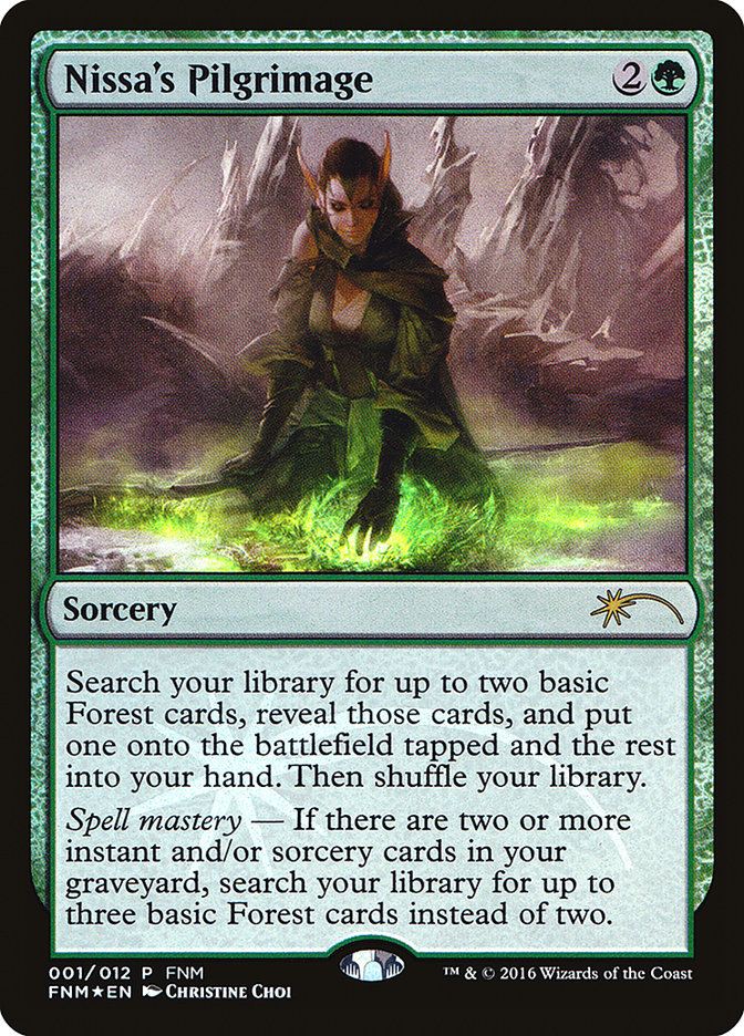 Nissa's Pilgrimage [Friday Night Magic 2016] - The Mythic Store | 24h Order Processing