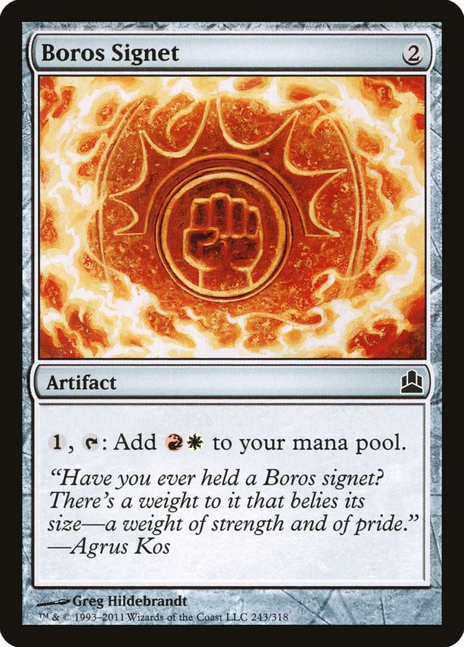 Boros Signet [Commander 2011] - The Mythic Store | 24h Order Processing