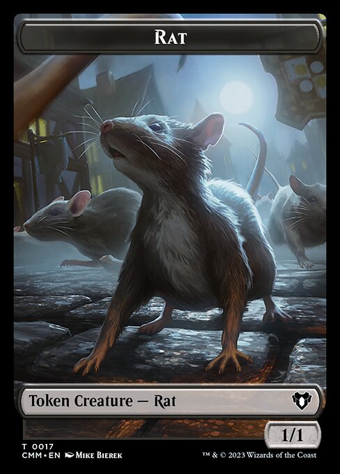 City's Blessing // Rat Double-Sided Token [Commander Masters Tokens] - The Mythic Store | 24h Order Processing