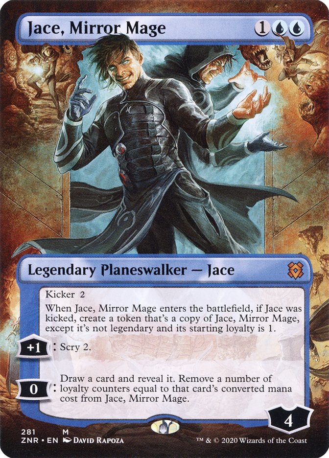 Jace, Mirror Mage (Borderless) [Zendikar Rising] - The Mythic Store | 24h Order Processing