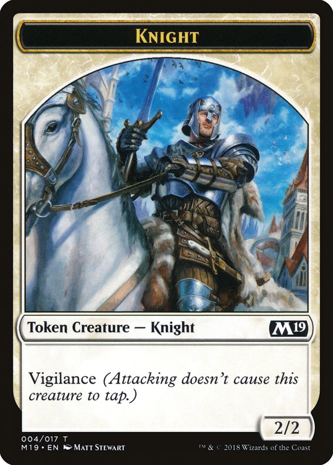 Knight Token [Core Set 2019 Tokens] - The Mythic Store | 24h Order Processing