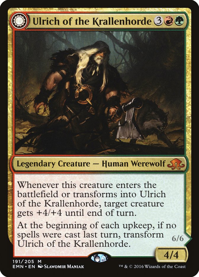 Ulrich of the Krallenhorde // Ulrich, Uncontested Alpha [Eldritch Moon] - The Mythic Store | 24h Order Processing