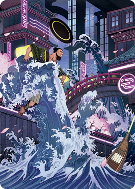 Invoke Despair Art Card [Kamigawa: Neon Dynasty Art Series] - The Mythic Store | 24h Order Processing