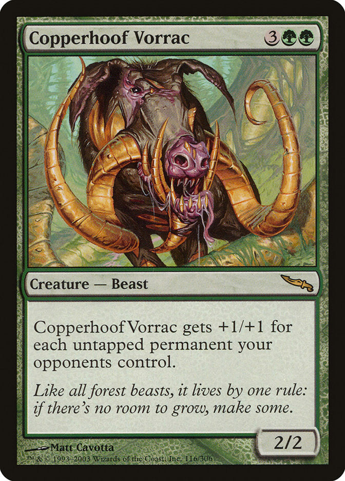 Copperhoof Vorrac [Mirrodin] - The Mythic Store | 24h Order Processing