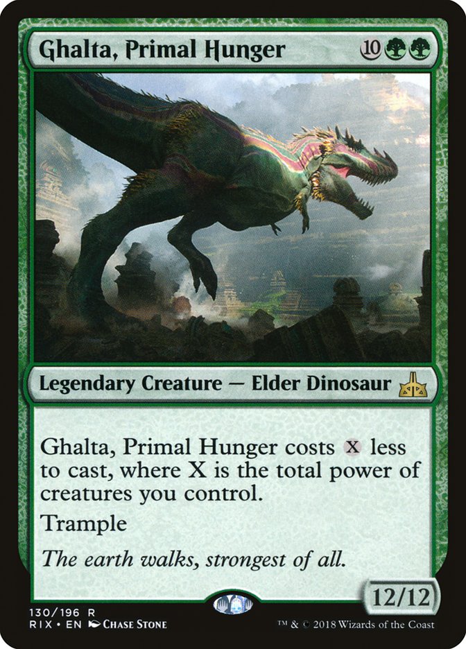 Ghalta, Primal Hunger [Rivals of Ixalan] - The Mythic Store | 24h Order Processing