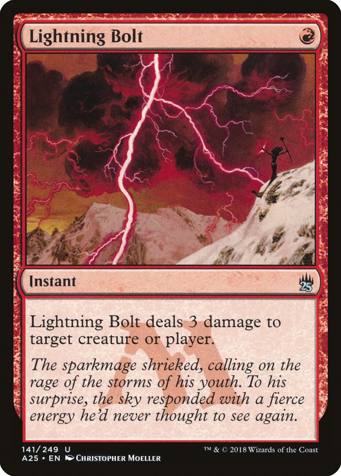 Lightning Bolt [Masters 25] - The Mythic Store | 24h Order Processing