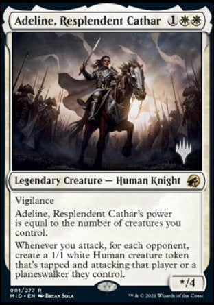 Adeline, Resplendent Cathar (Promo Pack) [Innistrad: Midnight Hunt Promos] - The Mythic Store | 24h Order Processing