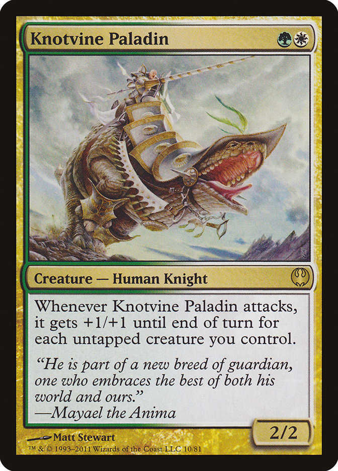 Knotvine Paladin [Duel Decks: Knights vs. Dragons] - The Mythic Store | 24h Order Processing