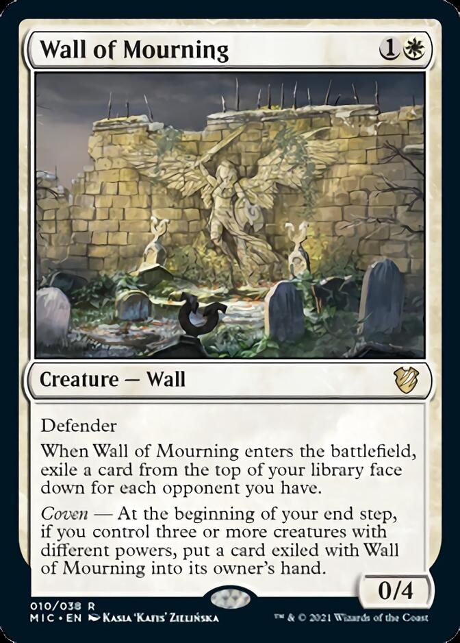 Wall of Mourning [Innistrad: Midnight Hunt Commander] - The Mythic Store | 24h Order Processing