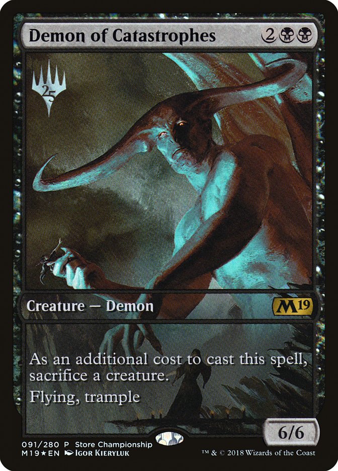 Demon of Catastrophes (Store Championship) (Full Art) [Core Set 2019 Promos] - The Mythic Store | 24h Order Processing