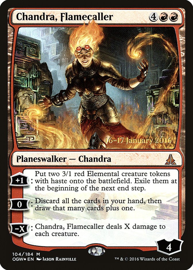 Chandra, Flamecaller [Oath of the Gatewatch Prerelease Promos] - The Mythic Store | 24h Order Processing