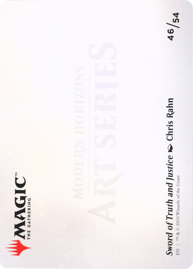 Sword of Truth and Justice // Sword of Truth and Justice [Modern Horizons Art Series] - The Mythic Store | 24h Order Processing