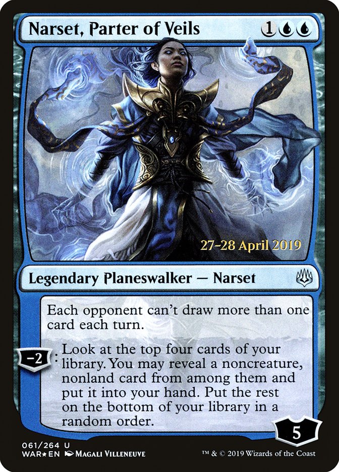 Narset, Parter of Veils [War of the Spark Prerelease Promos] - The Mythic Store | 24h Order Processing