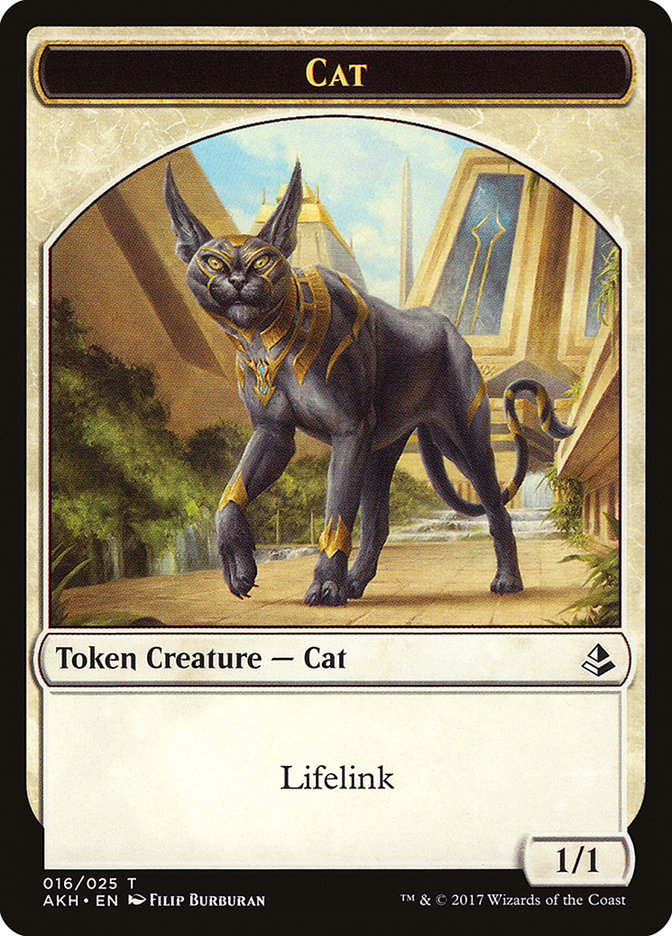 Sunscourge Champion // Cat Double-Sided Token [Hour of Devastation Tokens] - The Mythic Store | 24h Order Processing