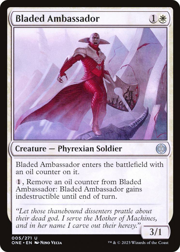 Bladed Ambassador [Phyrexia: All Will Be One] - The Mythic Store | 24h Order Processing