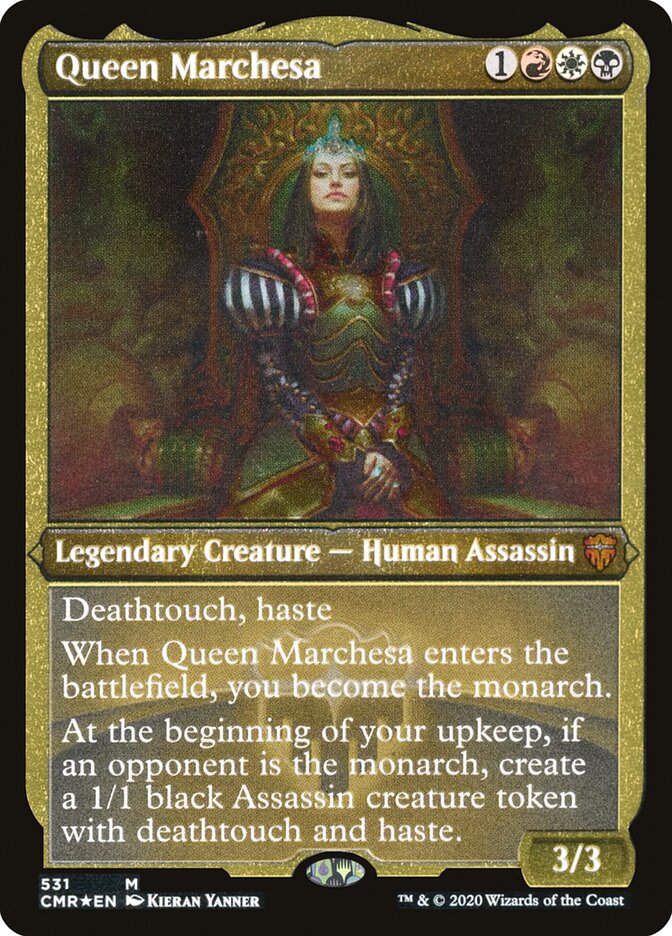 Queen Marchesa (Etched) [Commander Legends] - The Mythic Store | 24h Order Processing