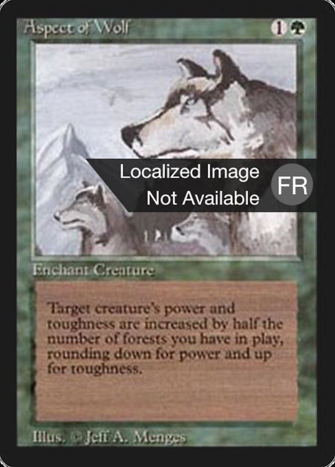 Aspect of Wolf [Foreign Black Border] - The Mythic Store | 24h Order Processing