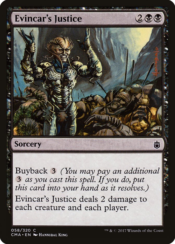 Evincar's Justice [Commander Anthology] - The Mythic Store | 24h Order Processing