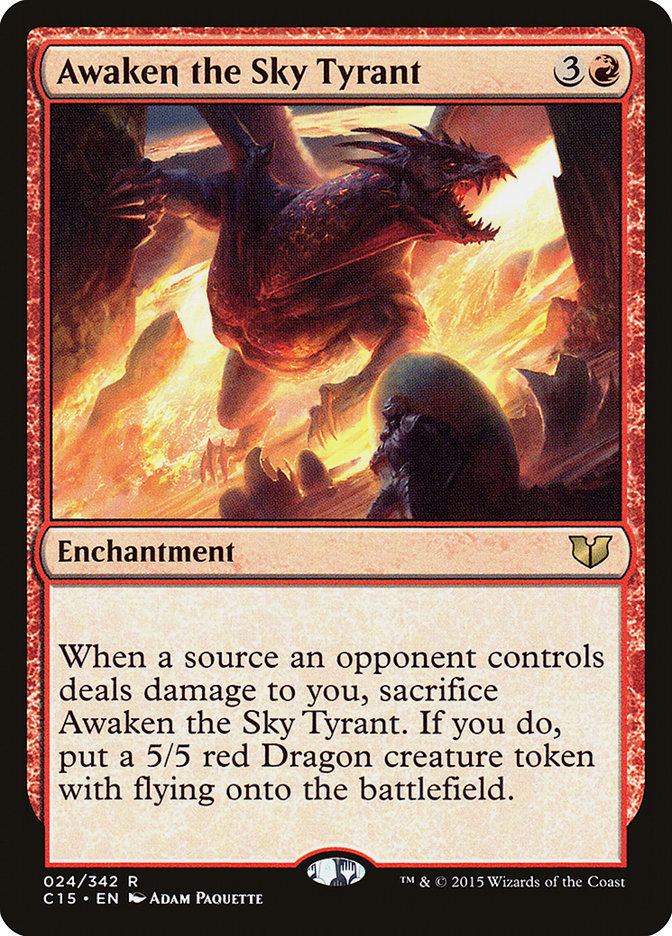 Awaken the Sky Tyrant [Commander 2015] - The Mythic Store | 24h Order Processing